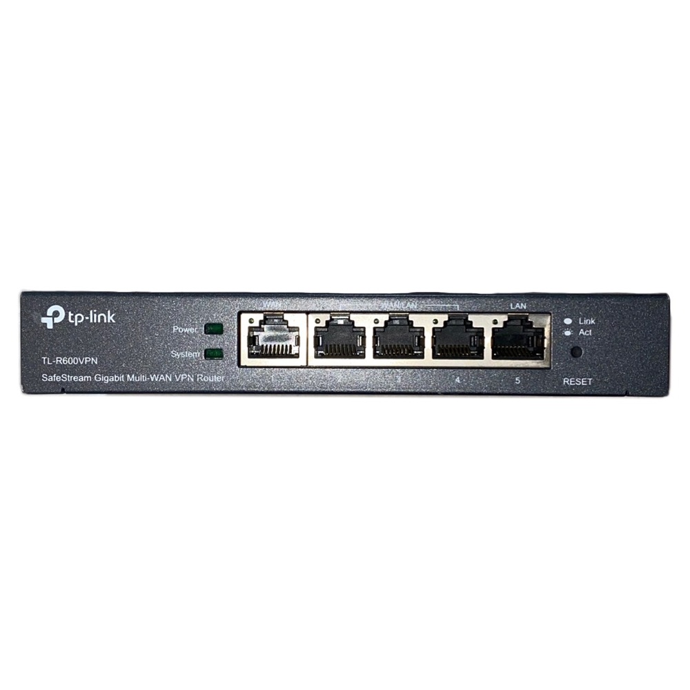 TP-Link TL-R600VPN SafeStream Gigabit Multi-WAN VPN Router 9V 0.6A